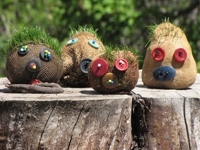 Ordinary Life Magic Sock Grass Heads